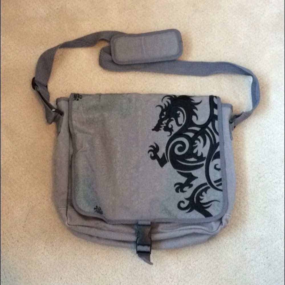 Dragon messenger bag/backpack/laptop bag